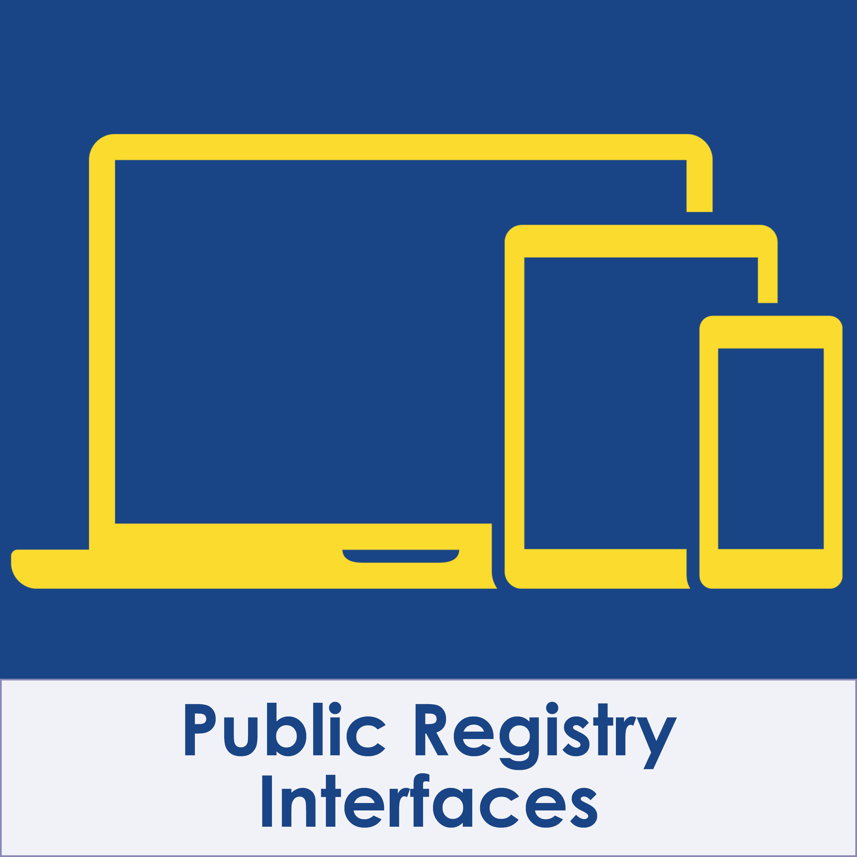 Public Registry Interfaces icon